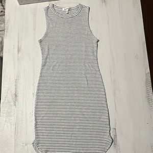 Striped Ribbed Dress